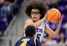 TCU’s Olivia Miles joins Ionescu, Powell as third player with multiple triple-doubles in women’s NCAA Tournament