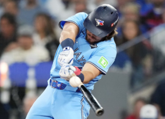 Blue Jays’ Barger hits grand slam in spring-training loss to Red Sox