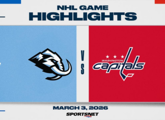 NHL Highlights: Mammoth 3, Capitals 2