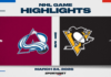 NHL Highlights: Avalanche 6, Penguins 2