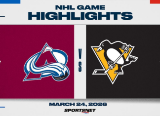 NHL Highlights: Avalanche 6, Penguins 2