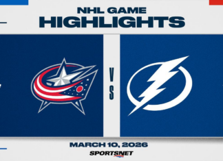 NHL Highlights: Blue Jackets 5, Lightning 2