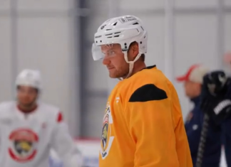 Barkov joins Panthers’ teammates for first full practice this season