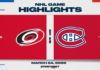 NHL Highlights: Canadiens 5, Hurricanes 2