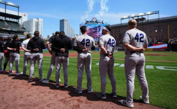 MLB celebrates Jackie Robinson Day as every player wears No. 42