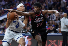 76ers clip Magic to set up first-round series against Celtics