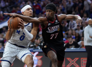 76ers clip Magic to set up first-round series against Celtics