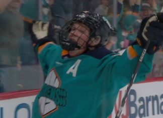 Sirens’ Fillier completes natural hat trick with overtime goal