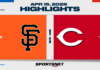 MLB Highlights: Reds 8, Giants 3