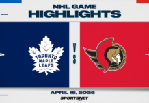 NHL Highlights: Senators 3, Maple Leafs 1