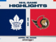 NHL Highlights: Senators 3, Maple Leafs 1