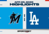 MLB Highlights: Marlins 3, Dodgers 2