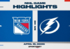 NHL Highlights: Rangers 4, Lightning 2