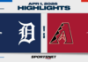 MLB Highlights: Diamondbacks 1, Tigers 0