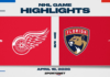 NHL Highlights: Panthers 8, Red Wings 1