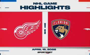 NHL Highlights: Panthers 8, Red Wings 1