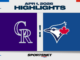 MLB Highlights: Rockies 2, Blue Jays 1 (F/10)