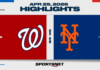 MLB Highlights: Nationals 14, Mets 2