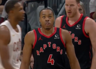 Scottie Barnes sets the tone with two early blocks in Game 5