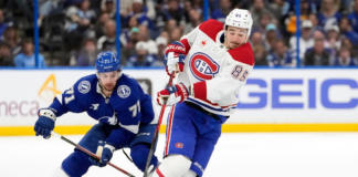 Canadiens’ Texier scores off Hutson’s lead-feed vs. Lightning