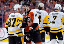 Flyers and Penguins exchange handshakes after six-game series
