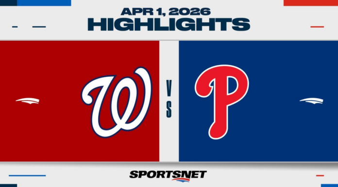 MLB Highlights: Phillies 6, Nationals 5 (F/10)