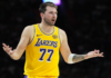 Lakers’ Luka Doncic out for remainder of regular season with hamstring injury