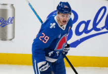 Avalanche star Nathan MacKinnon becomes first to 50 goals this season