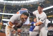 Caballero’s walk-off double leads Yankees over Angels