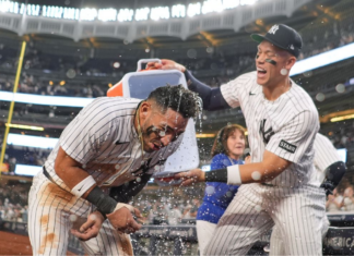 Caballero’s walk-off double leads Yankees over Angels