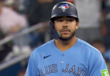 Pinango first MLB RBI highlights three-run third for the Blue Jays
