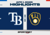 MLB Highlights: Brewers 8, Rays 2