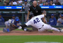 Tigers’ Baez beats Caglianone’s throw to plate with incredible slide