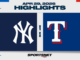 MLB Highlights: Rangers 3, Yankees 0
