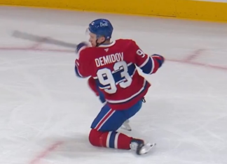 Demidov wires home top-shelf one-timer to give Canadiens an early lead