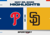 MLB Highlights: Phillies 3, Padres 0