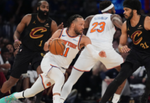 Knicks stun Cavaliers with big comeback to take Game 1 in OT
