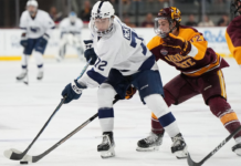 Did going the college route hurt McKenna’s NHL Draft stock at all?
