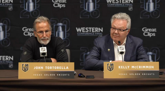 Golden Knights GM McCrimmon addresses Cassidy, press conference controversies