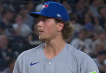 Blue Jays’ Macko freezes Chisholm Jr. to record first career MLB strikeout