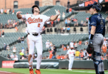Henderson has two HRs in Orioles big win over Rays