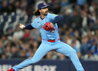 How was Cease able to dominate the Angels in the Blue Jays’ shutout win?