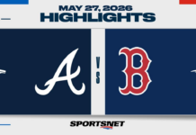 MLB Highlights: Red Sox 8, Braves 0