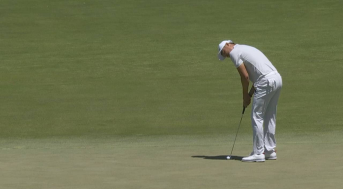 Haotong Li drains unreal birdie putt from 78 feet out
