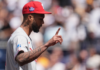Sanchez sets Phillies franchise record by extending scoreless innings streak to 44 2/3