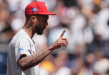 Sanchez sets Phillies franchise record by extending scoreless innings streak to 44 2/3