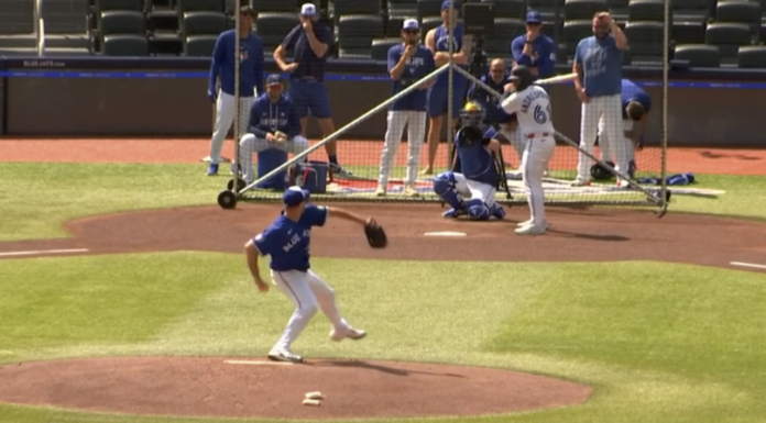 Blue Jays’ Scherzer throws some live BP ahead of finale with Marlins