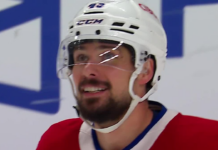 Canadiens’ Carrier goes bar down on odd-man rush for beautiful goal