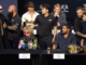 Ilia Topuria confronts Josh Hokit at UFC Freedom 250 press conference