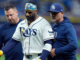 Yandy Diaz exits Rays win over Orioles after hit by pitch
